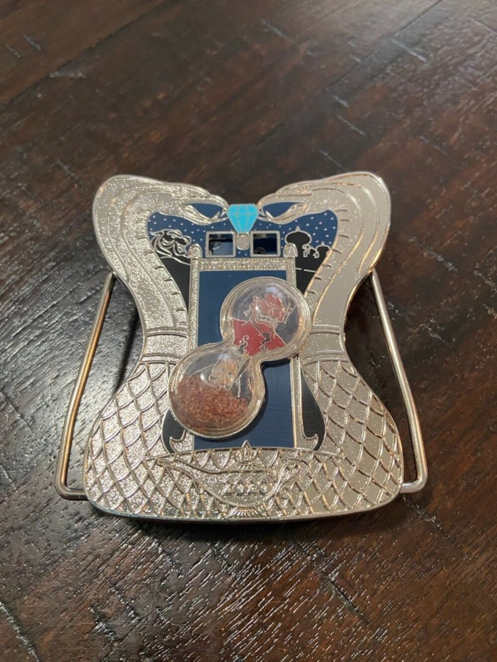 Disney Pin Halloween Limited Edition Countdown Jafar hourglass 3d Aladdin